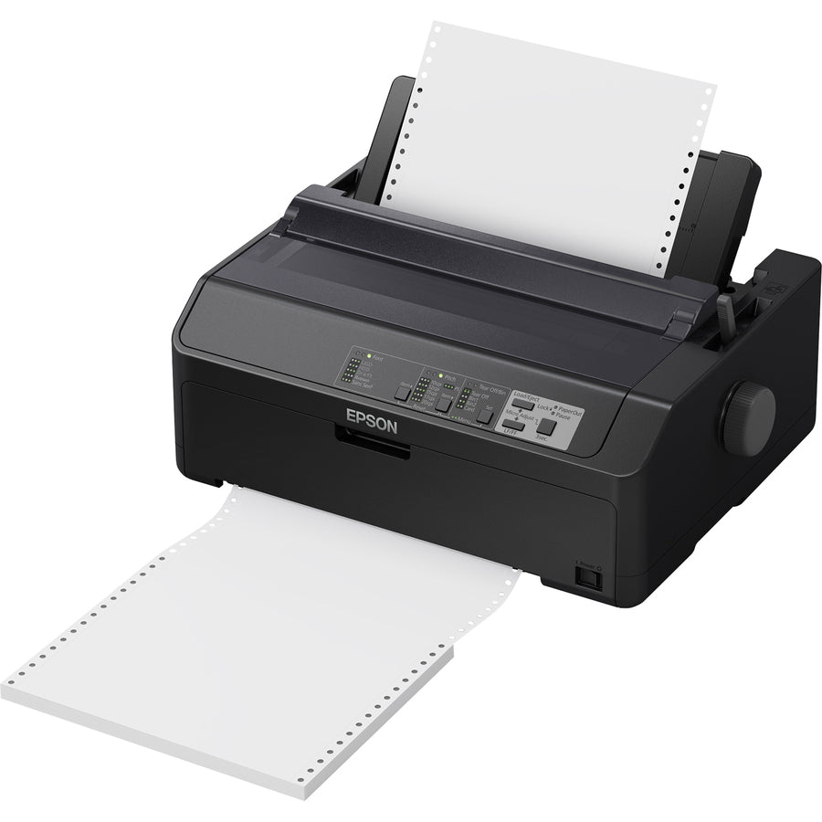 Alternate-Image3 Image for Epson FX-890II 9-pin Dot Matrix Printer - Monochrome - Energy Star