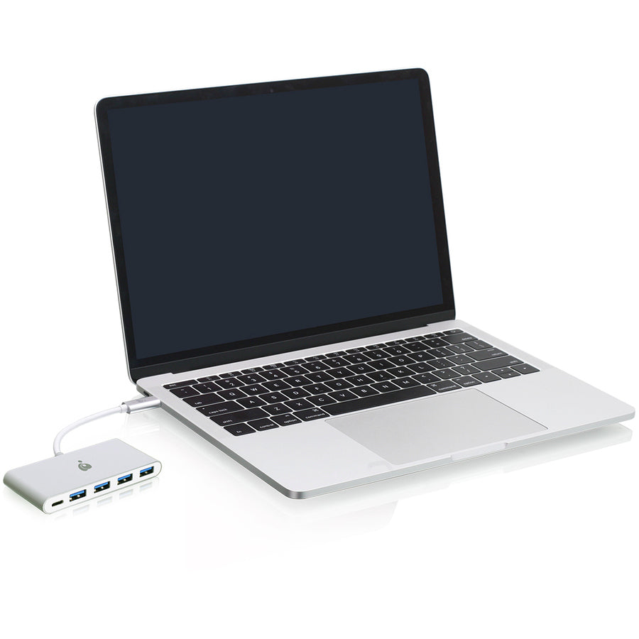 Alternate-Image2 Image for IOGEAR USB-C to 4 Port USB-A Hub with Power Delivery Pass-Through