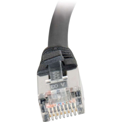 Alternate-Image2 Image for C2G-3ft Cat5e Molded Shielded (STP) Network Patch Cable - Black