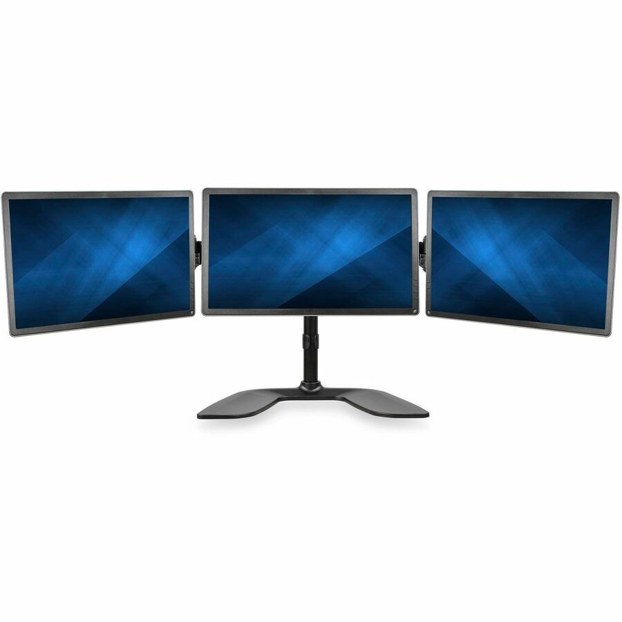 Alternate-Image6 Image for StarTech.com Triple Monitor Stand, Crossbar, Steel & Aluminum, For VESA Mount Monitors up to 27"(17.6lb/8kg), Monitor Stand, 3 Monitor Arm