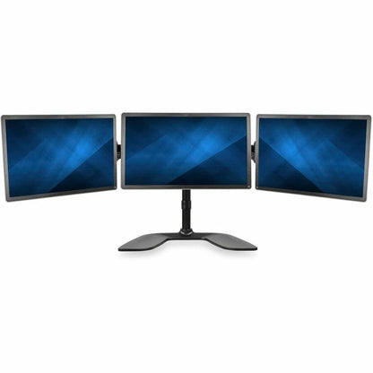 Alternate-Image6 Image for StarTech.com Triple Monitor Stand, Crossbar, Steel & Aluminum, For VESA Mount Monitors up to 27"(17.6lb/8kg), Monitor Stand, 3 Monitor Arm