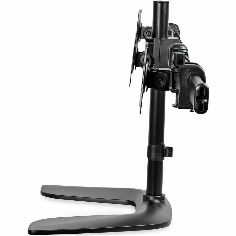 Alternate-Image3 Image for StarTech.com Triple Monitor Stand, Crossbar, Steel & Aluminum, For VESA Mount Monitors up to 27"(17.6lb/8kg), Monitor Stand, 3 Monitor Arm