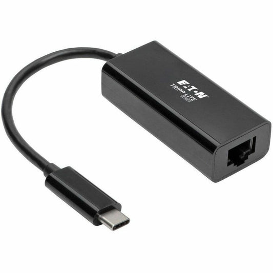 Main Image for Eaton Tripp Lite Series USB-C to Gigabit Network Adapter with Thunderbolt 3 Compatibility - Black