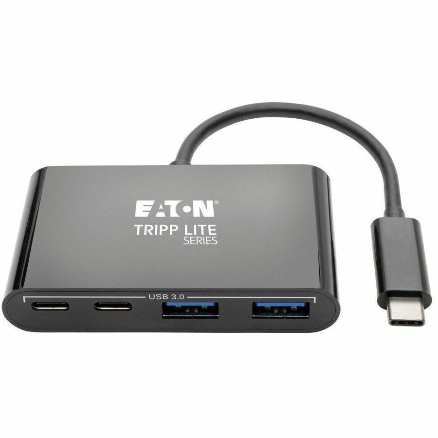 Alternate-Image2 Image for Eaton Tripp Lite Series 4-Port USB-C Hub, USB 3.x (5Gbps), 2x USB-A, 2x USB-C, Black