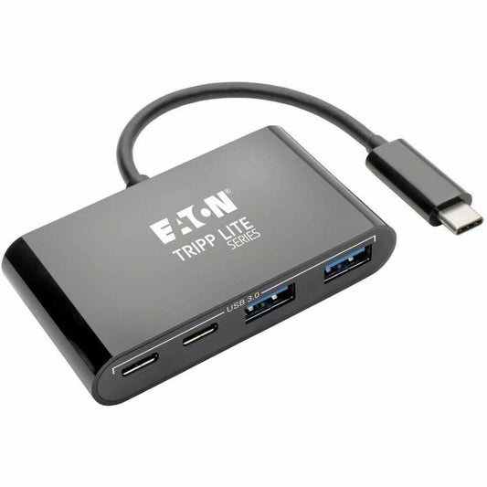 Main Image for Eaton Tripp Lite Series 4-Port USB-C Hub, USB 3.x (5Gbps), 2x USB-A, 2x USB-C, Black
