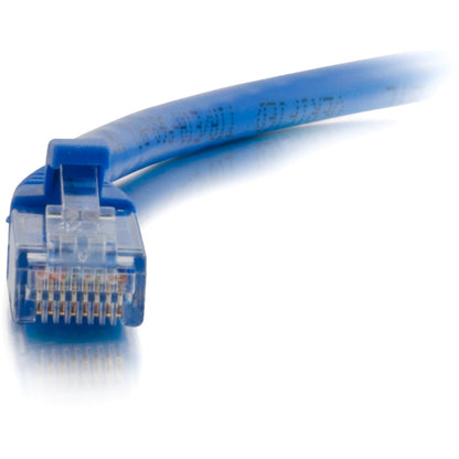 Alternate-Image1 Image for C2G 1ft Cat6 Snagless Unshielded UTP Ethernet Network Patch Cable (RJ45 M/M), Blue, Standard RJ45 Connectors, 5600pf/100m