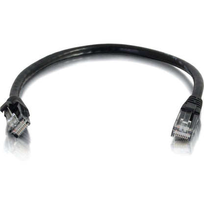 Alternate-Image3 Image for C2G 1ft Cat6 Ethernet Cable - Snaglass Unshielded (UTP) - Black