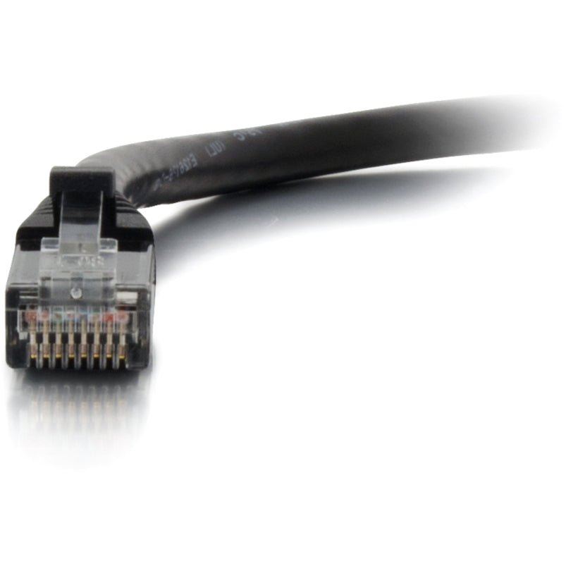 Alternate-Image2 Image for C2G 7ft Cat5e Snagless Unshielded UTP Ethernet Network Patch Cable (RJ45 M/M), Black Standard RJ45 Connectors, 5600pf/100m