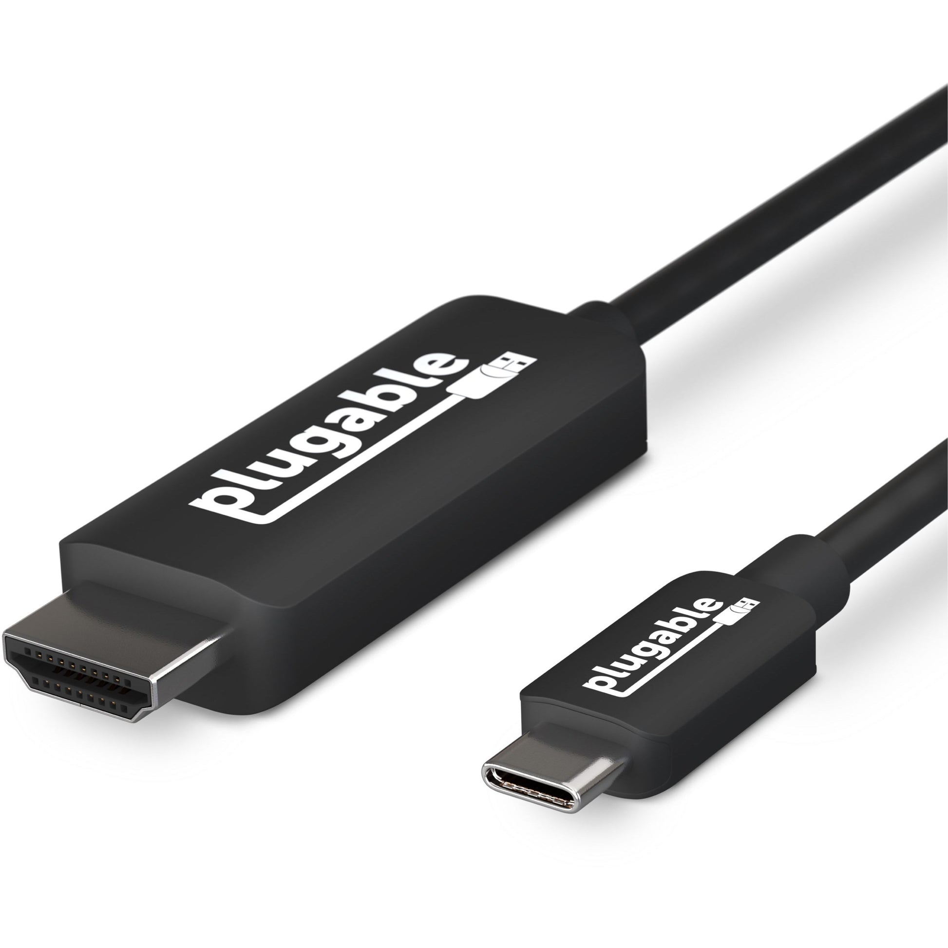 Main Image for Plugable USB C to HDMI Adapter Cable - Connect USB-C or Thunderbolt 3 Laptops to HDMI Displays up to 4K@60Hz