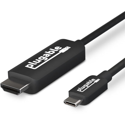 Main Image for Plugable USB C to HDMI Adapter Cable - Connect USB-C or Thunderbolt 3 Laptops to HDMI Displays up to 4K@60Hz