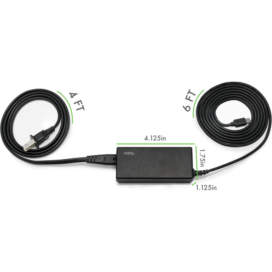 Alternate-Image4 Image for Plugable USB C Laptop Charger with 60W PD
