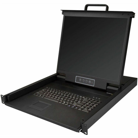 Main Image for StarTech Rackmount KVM Console - 1U 19" LCD Monitor Single Port VGA KVM Server Rack Drawer includes Cables & Hardware - USB Support