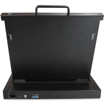 Alternate-Image3 Image for StarTech Rackmount KVM Console - 1U 17" LCD Monitor Single Port VGA KVM Server Rack Drawer includes Cables & Hardware - USB Support