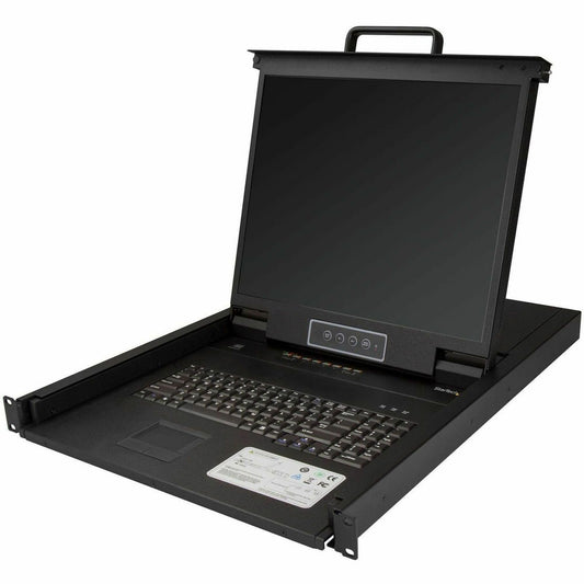 Main Image for StarTech.com 8 Port Rackmount KVM Console w/ Cables - Integrated KVM Switch w/ 19" LCD - 1U LCD KVM Drawer 50000 MTBF - USB + VGA Support