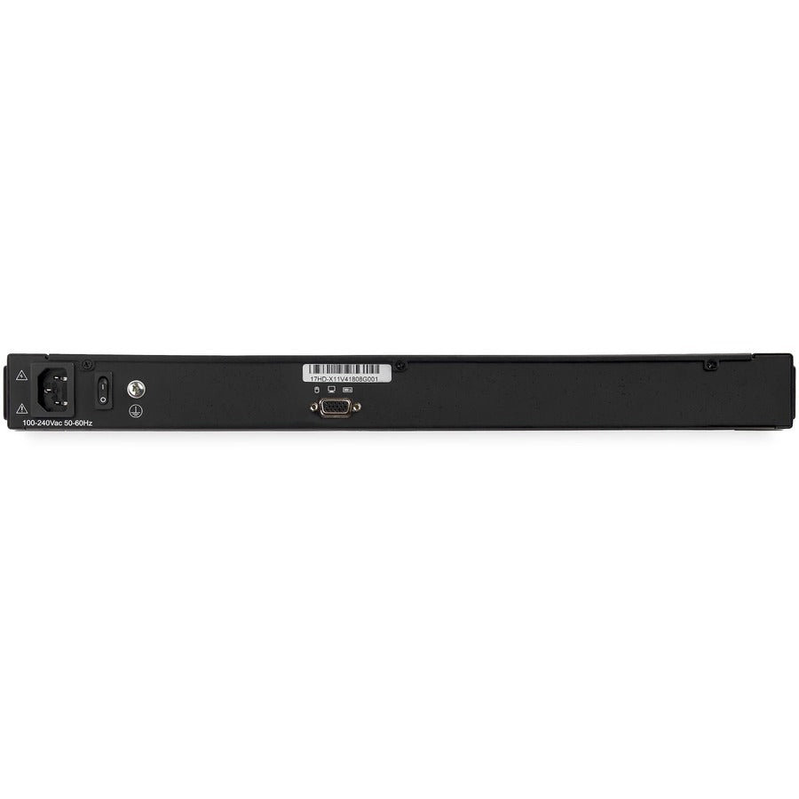 Alternate-Image4 Image for StarTech Rackmount KVM Console HD 1080p - Single Port VGA KVM w/17" LCD Monitor - 1U LCD KVM Server Rack Drawer w/Cables - USB Support