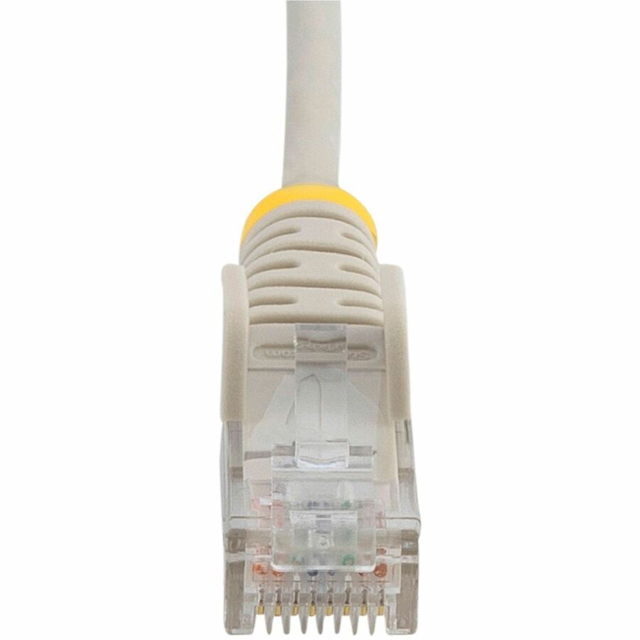 Alternate-Image9 Image for StarTech 3 ft CAT6 Cable - Slim CAT6 Patch Cord - Gray - Snagless RJ45 Connectors - Gigabit Ethernet Cable - 28 AWG - LSZH (N6PAT3GRS)