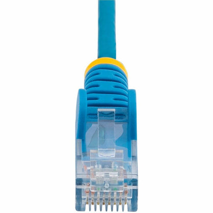 Alternate-Image9 Image for StarTech.com 3 ft CAT6 Cable - Slim CAT6 Patch Cord - Blue - Snagless RJ45 Connectors - Gigabit Ethernet Cable - 28 AWG - LSZH (N6PAT3BLS)
