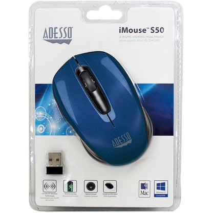 Alternate-Image6 Image for Adesso iMouse S50L 2.4GHz Wireless Mini Mouse