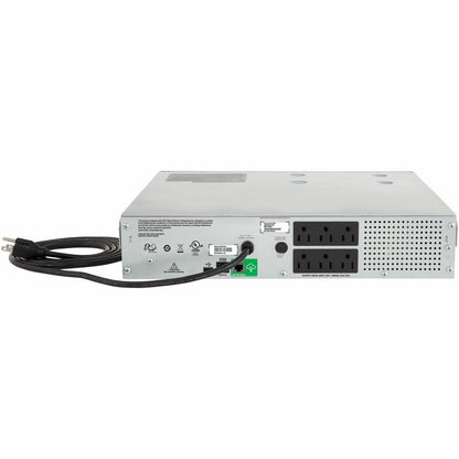 Rear Image for APC Smart-UPS C, Line Interactive, 1000VA, Rackmount 2U, 120V, 6x NEMA 5-15R outlets, SmartConnect port, USB and Serial communication, AVR,Graphic LCD