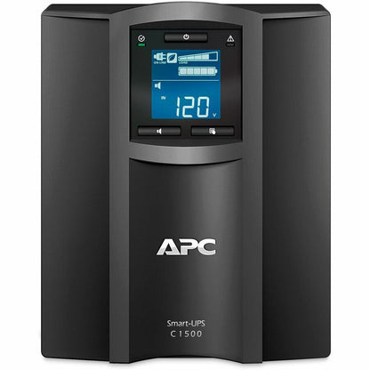 Front Image for APC Smart-UPS C, Line Interactive, 1440VA, Tower, 120V, 8x NEMA 5-15R outlets, SmartConnect port, USB and Serial communication, AVR, Graphic LCD