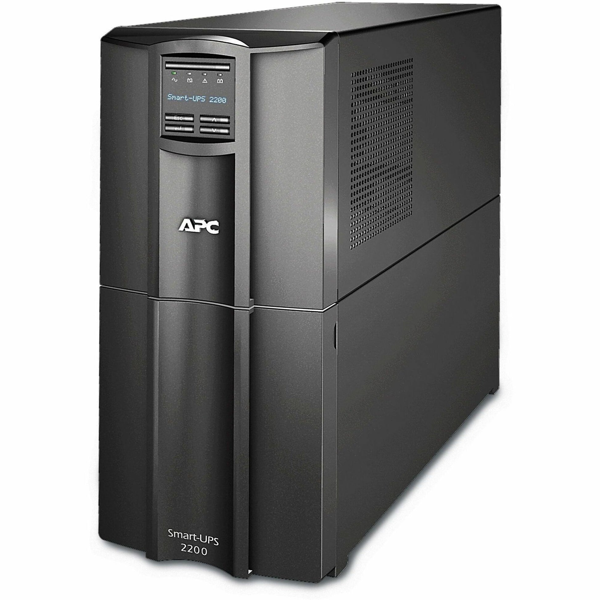 Main Image for APC Smart-UPS, Line Interactive, 2200VA, Tower, 120V, 8x NEMA 5-15R+2x NEMA 5-20R outlets, SmartConnect Port+SmartSlot, AVR, LCD