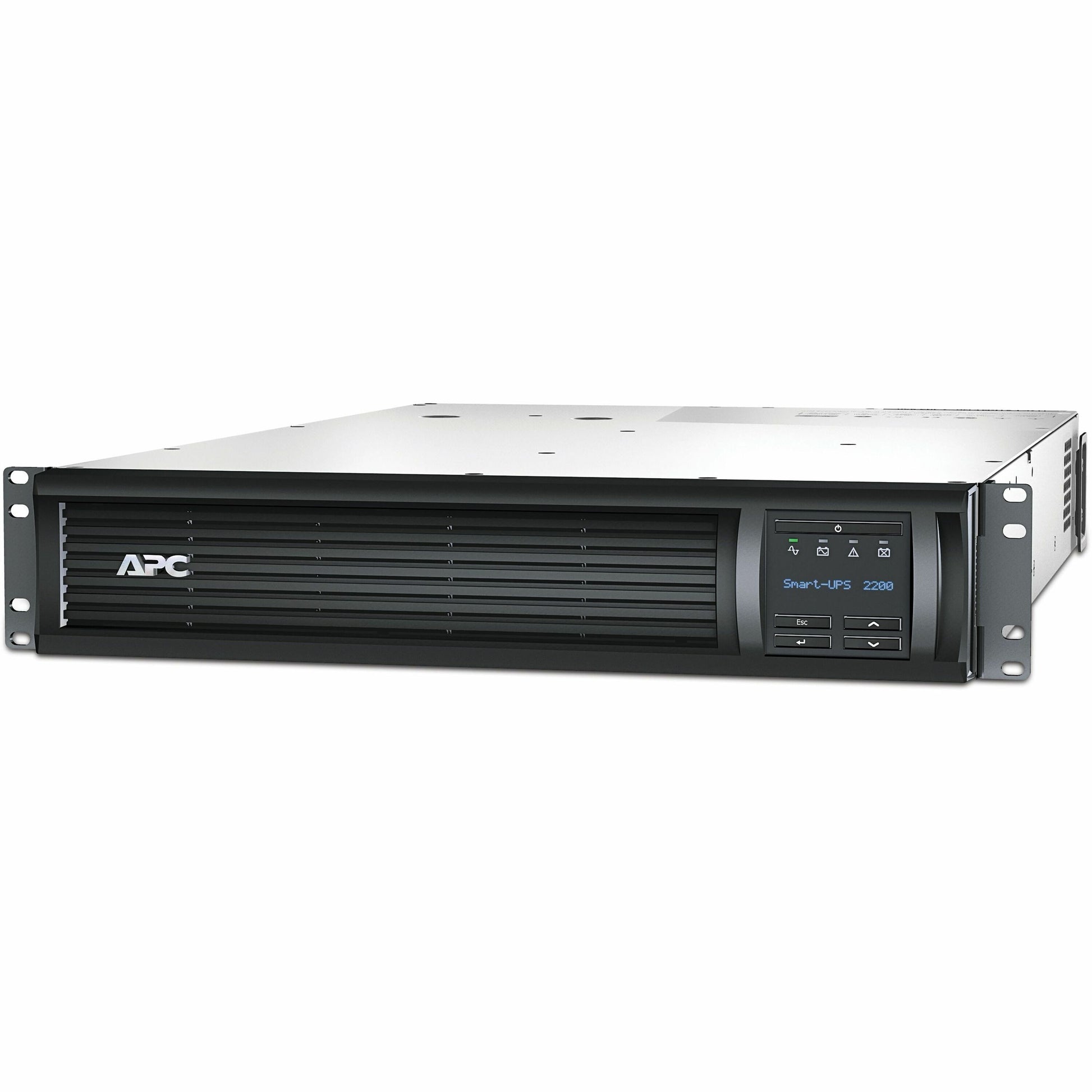 Main Image for APC Smart-UPS, Line Interactive, 2200VA, Rackmount 2U, 120V, 6x NEMA 5-15R+2x NEMA 5-20R outlets, SmartConnect Port+SmartSlot, AVR, LCD