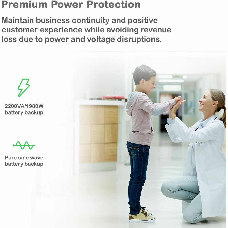 Alternate-Image6 Image for APC Smart-UPS, Line Interactive, 2200VA, Rackmount 2U, 120V, 6x NEMA 5-15R+2x NEMA 5-20R outlets, SmartConnect Port+SmartSlot, AVR, LCD