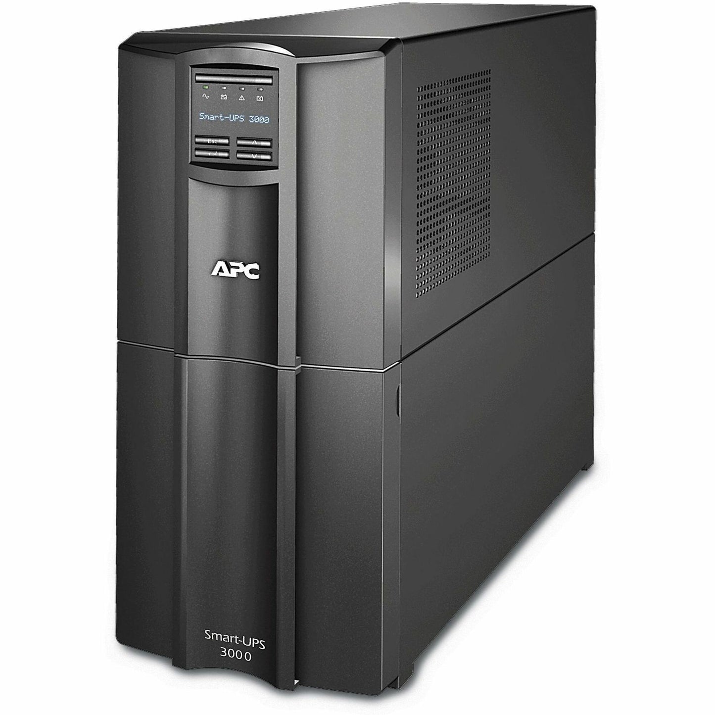 Main Image for APC Smart-UPS, Line Interactive, 3kVA, Tower, 120V, 8 NEMA 5-15R+2 NEMA 5-20R outlets, SmartConnect Port+SmartSlot, AVR, LCD
