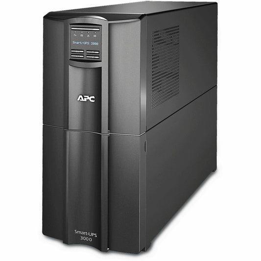 Main Image for APC Smart-UPS, Line Interactive, 3kVA, Tower, 120V, 8 NEMA 5-15R+2 NEMA 5-20R outlets, SmartConnect Port+SmartSlot, AVR, LCD