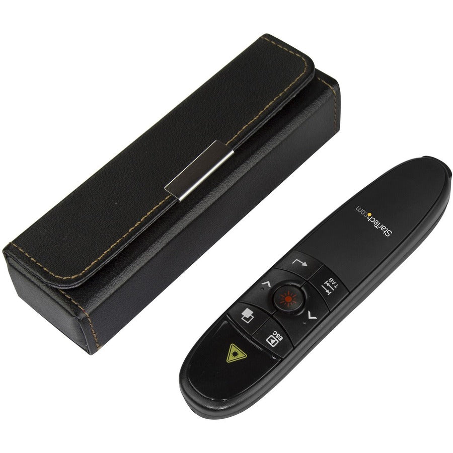 Alternate-Image3 Image for StarTech.com Wireless Presentation Remote with Red Laser Pointer - 90 ft. - PowerPoint Presentation Clicker for Mac & Windows (PRESREMOTE)