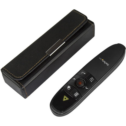 Alternate-Image3 Image for StarTech.com Wireless Presentation Remote with Red Laser Pointer - 90 ft. - PowerPoint Presentation Clicker for Mac & Windows (PRESREMOTE)