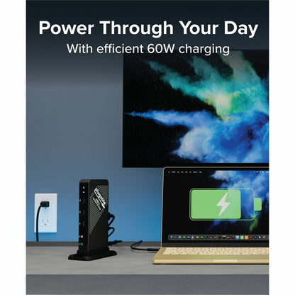 Alternate-Image3 Image for Plugable USB-C Dock - 4K HDMI, 60W Charging, Ethernet, USB 3.0/2.0 Ports