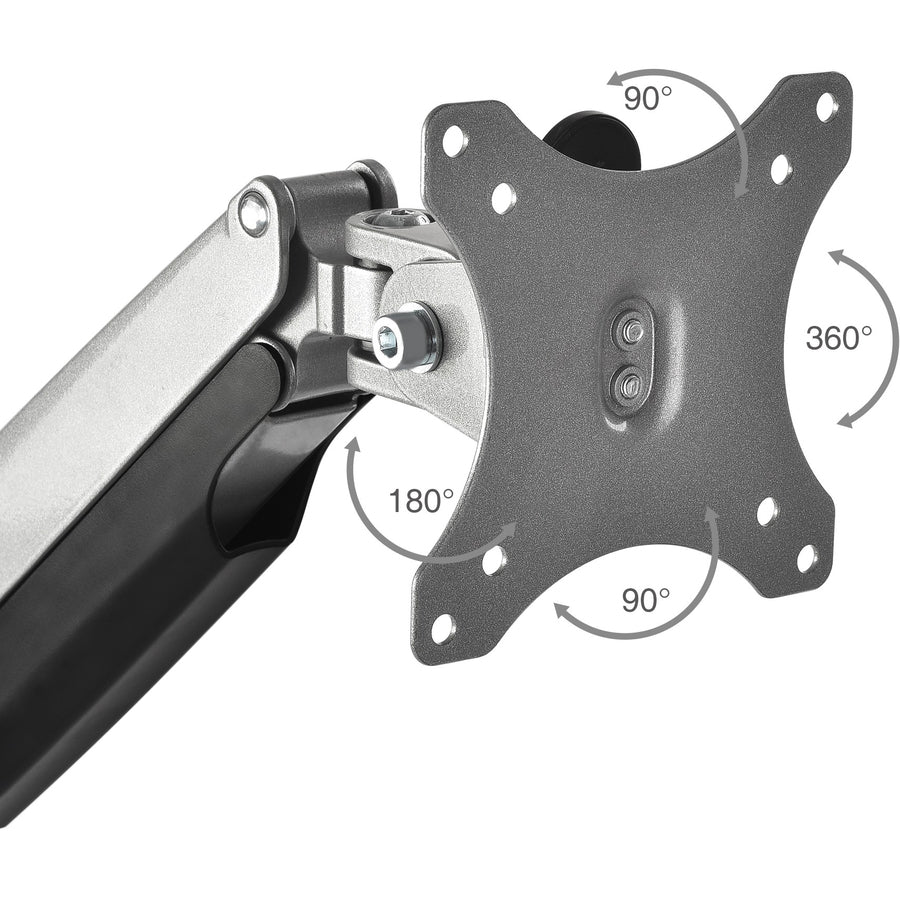 Alternate-Image2 Image for SIIG High Premium Aluminum Gas Spring Desk Mount - Dual Monitor - Fits 13" to 32" monitors - Max load 19.8Ibs(each)