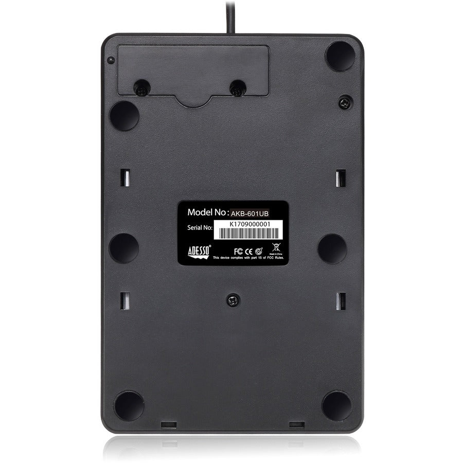 Rear Image for Adesso USB 18-Key Numeric Keypad