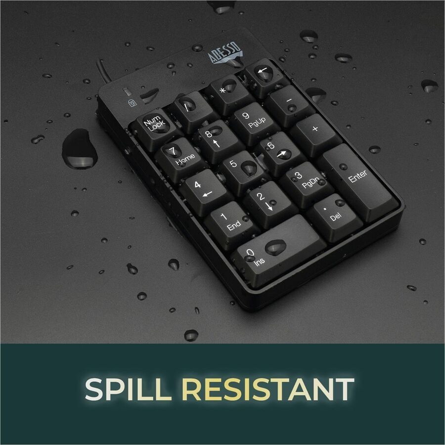 Alternate-Image2 Image for Adesso USB 18-Key Numeric Keypad