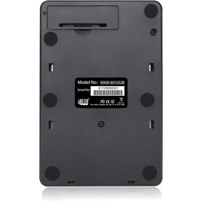 Rear Image for Adesso Wireless Spill Resistant Numeric Keypad