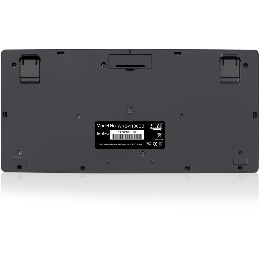 Alternate-Image3 Image for Adesso WKB-1100CB - Wireless Spill Resistant Mini Keyboard &amp; Mouse Combo