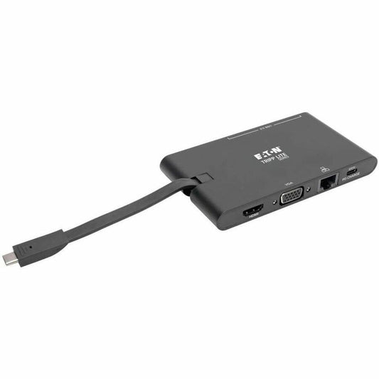 Main Image for Eaton Tripp Lite Series USB-C Dock - 4K HDMI, VGA, USB 3.x (5Gbps), USB-A/C Hub, Gigabit Ethernet, Memory Card Slots, 100W PD Charging