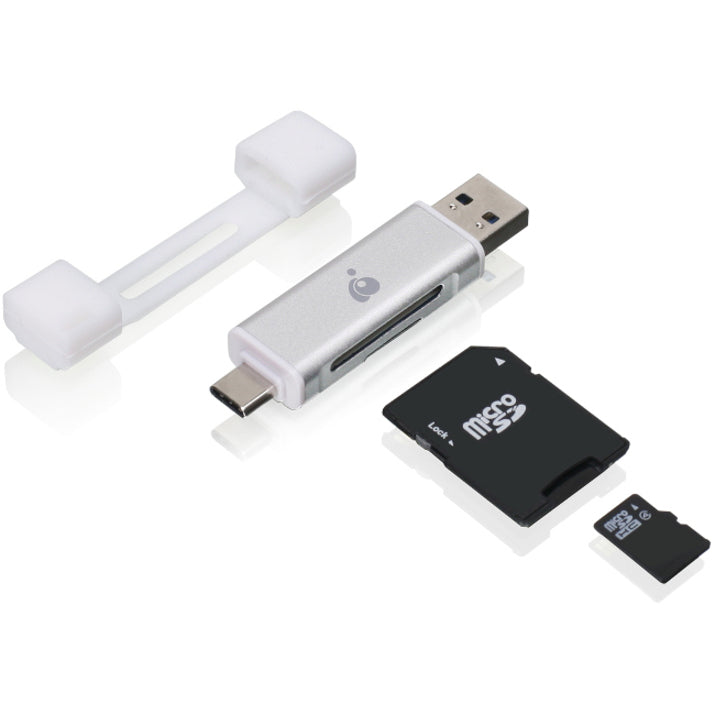 Alternate-Image3 Image for IOGEAR USB-C Duo Mobile Device Card Reader/Writer