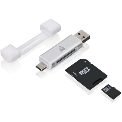 Alternate-Image3 Image for IOGEAR USB-C Duo Mobile Device Card Reader/Writer