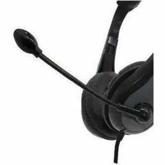 Alternate-Image2 Image for AVID Education AE-39 USB Headset with Microphone and Inline Controls, Gray