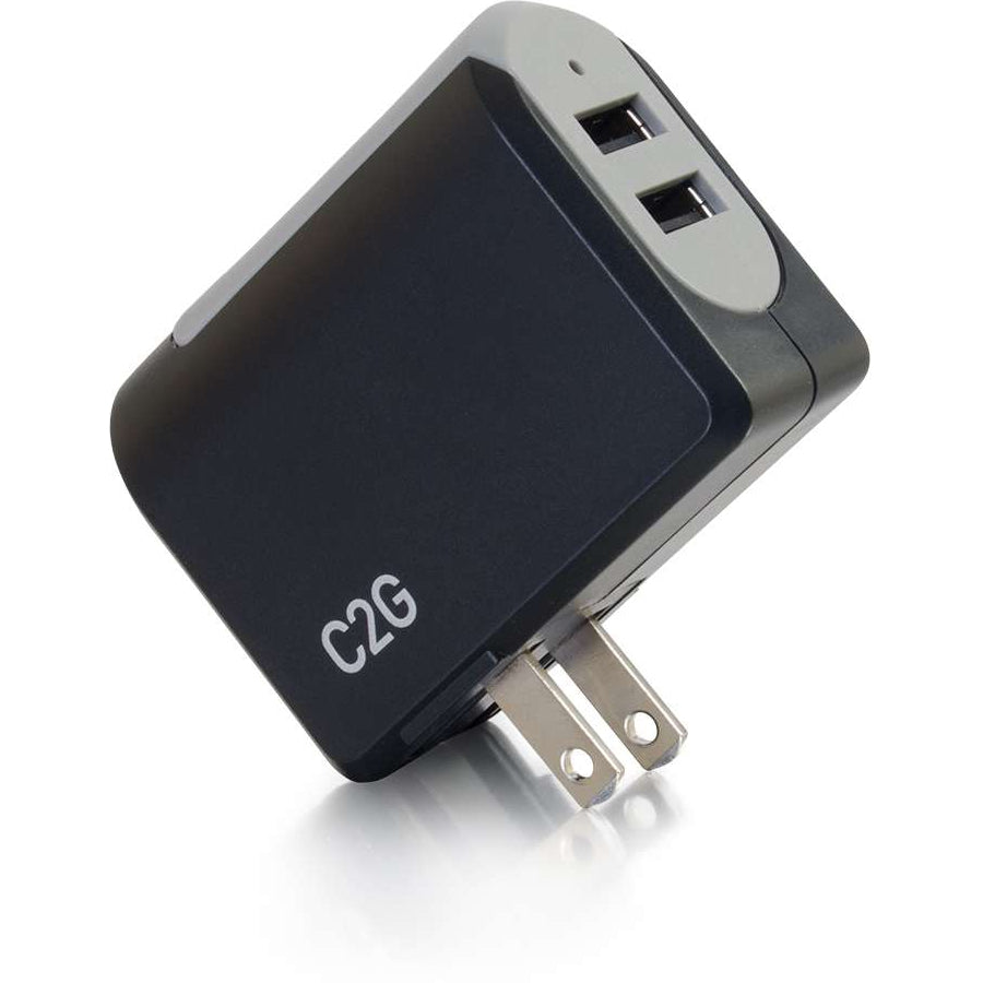 Alternate-Image3 Image for C2G 2-Port USB Wall Charger - AC Power Adapter