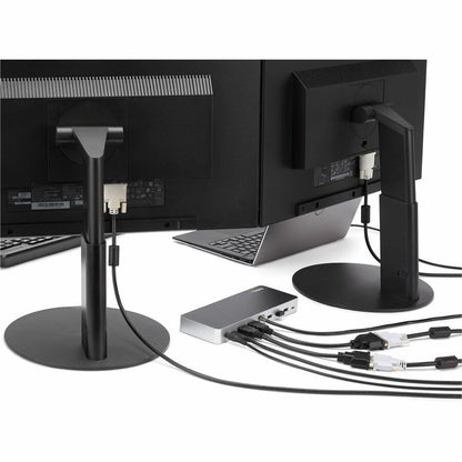 Alternate-Image5 Image for StarTech.com Dual Monitor USB C Docking Station w/ 60W Power Delivery - USB 3.1 Gen 1 Type C to HDMI or DVI - 5x USB - Windows Laptop Dock