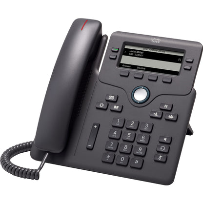Main Image for Cisco 6851 IP Phone - Corded - Corded - 3 Multiple Conferencing - Wall Mountable, Desktop - Charcoal