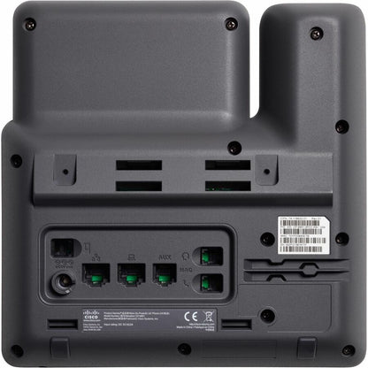 Alternate-Image2 Image for Cisco 6851 IP Phone - Corded - Corded - 3 Multiple Conferencing - Wall Mountable, Desktop - Charcoal