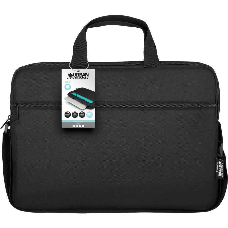 Alternate-Image1 Image for Urban Factory Nylee Carrying Case for 12" Notebook - Black