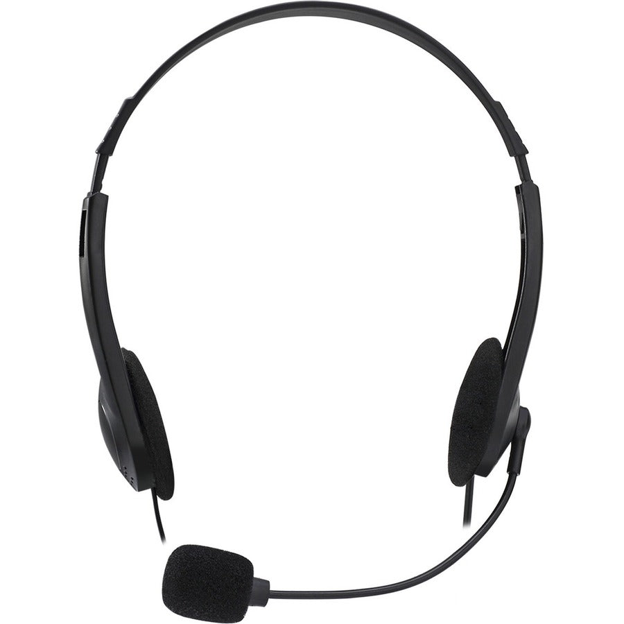 Front Image for Adesso Xtream H4 - 3.5mm Stereo Headset with Microphone - Noise Cancelling - Wired- 6 ft cable- Lightweight