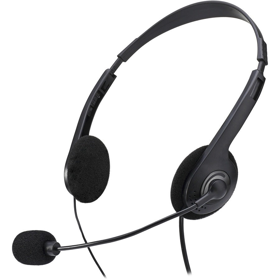 Rear Image for Adesso Xtream H4 - 3.5mm Stereo Headset with Microphone - Noise Cancelling - Wired- 6 ft cable- Lightweight