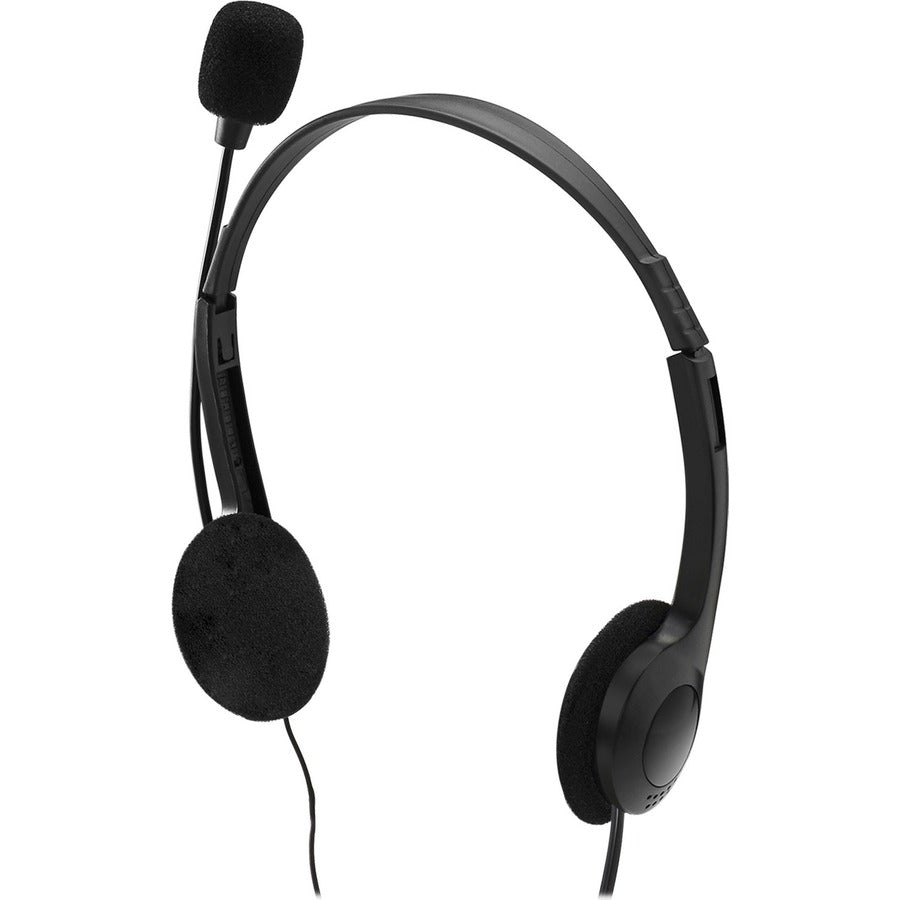 Left Image for Adesso Xtream H4 - 3.5mm Stereo Headset with Microphone - Noise Cancelling - Wired- 6 ft cable- Lightweight
