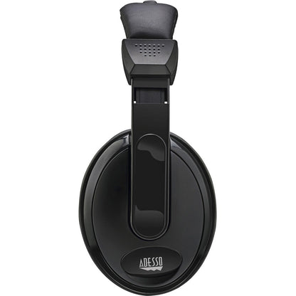 Left Image for Adesso Xtream H5 - 3.5mm Stereo Headset with Microphone - Noise Cancelling - Wired- Lightweight